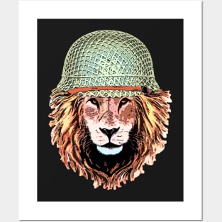 American lion Posters and Art